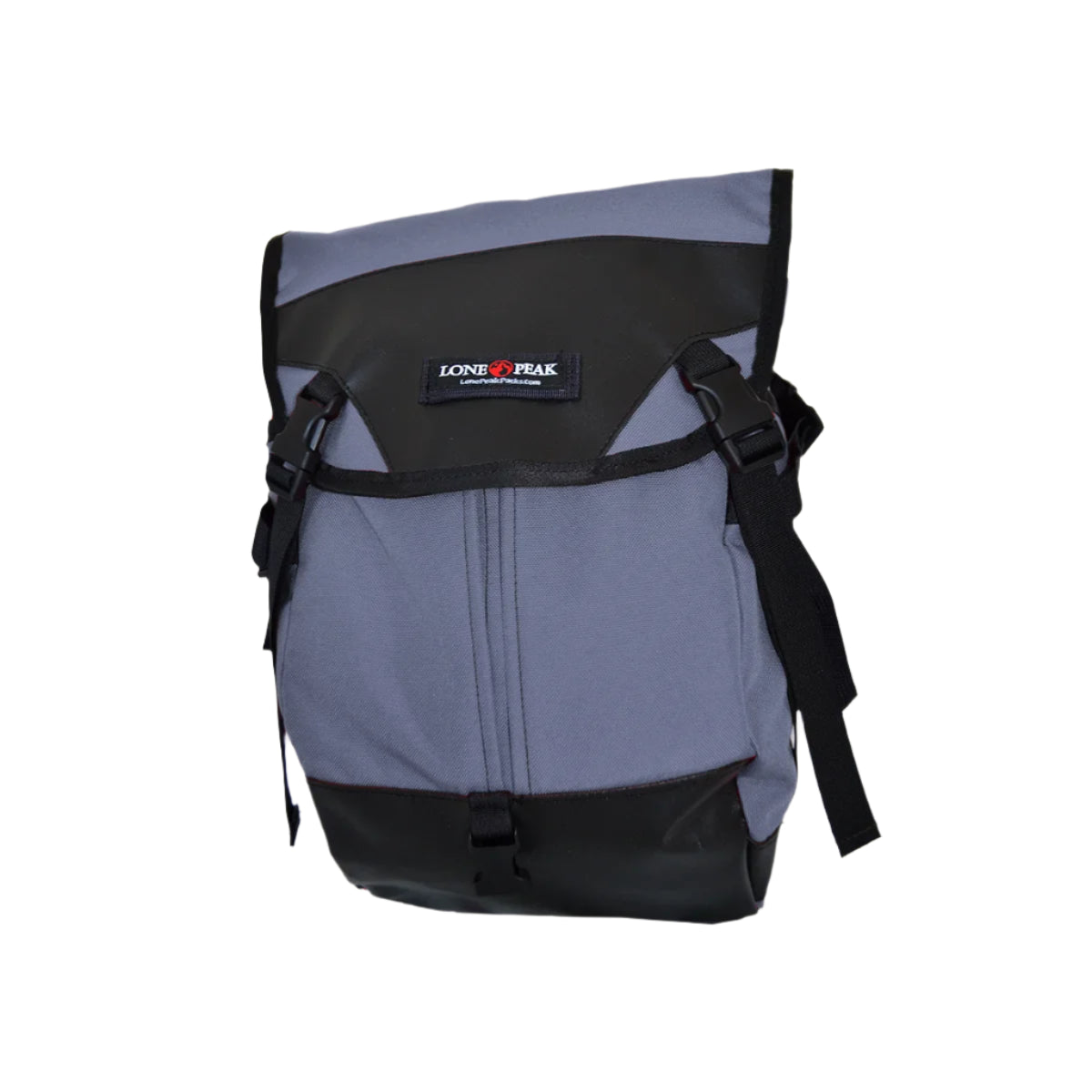 grey backpack pannier