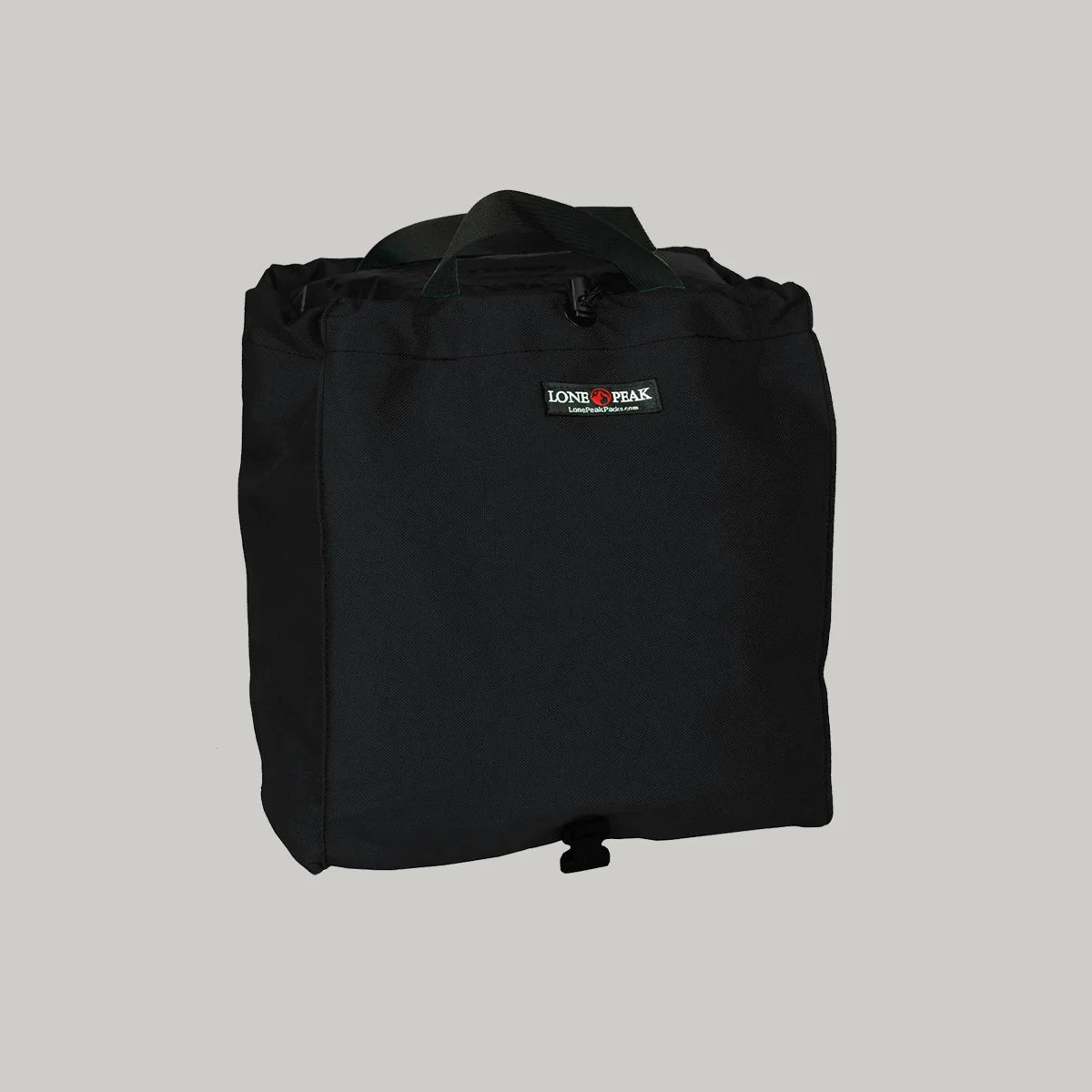 Grocery bag pannier black