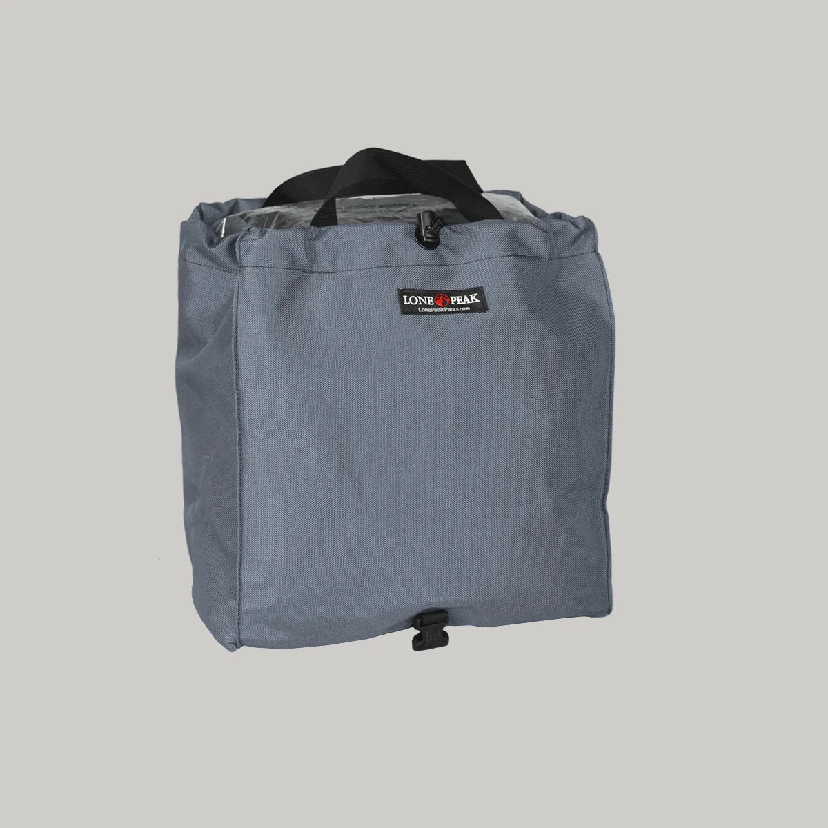 Grocery bag pannier red