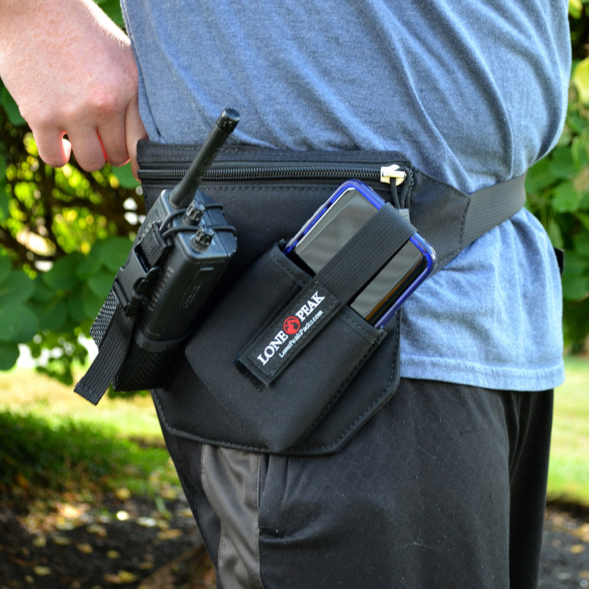 Lone Peak radio cell phone waist pack