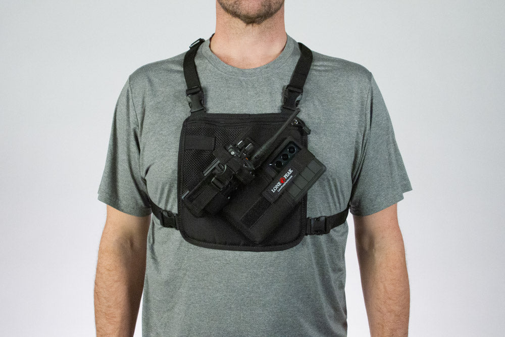 Radio and Cell Phone Chest Harness Small