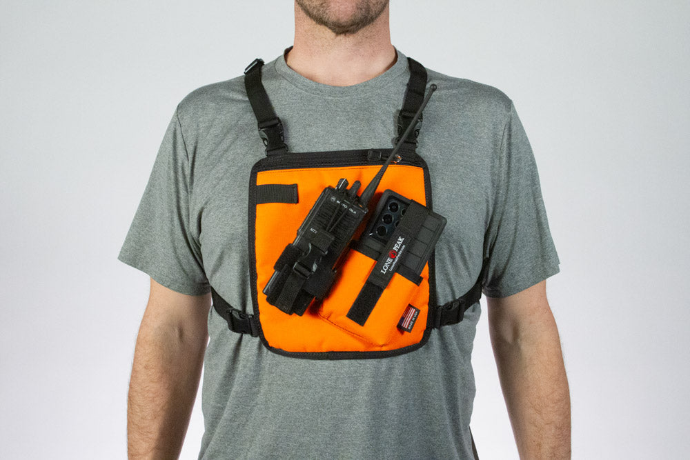 Radio and Cell Phone Chest Harness