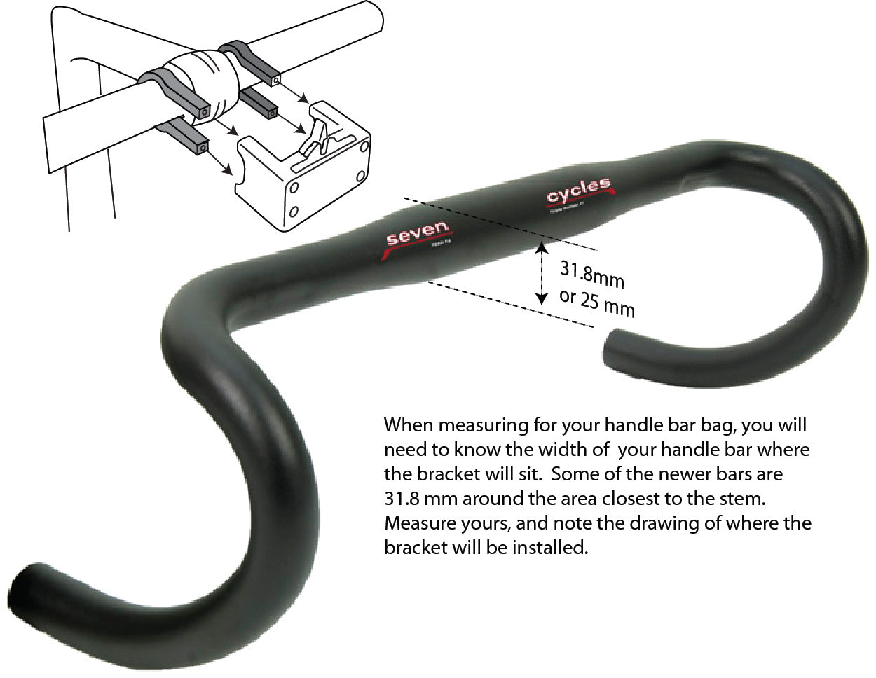 Alta Handlebar Pack with Rixen Kaul quick release adapter