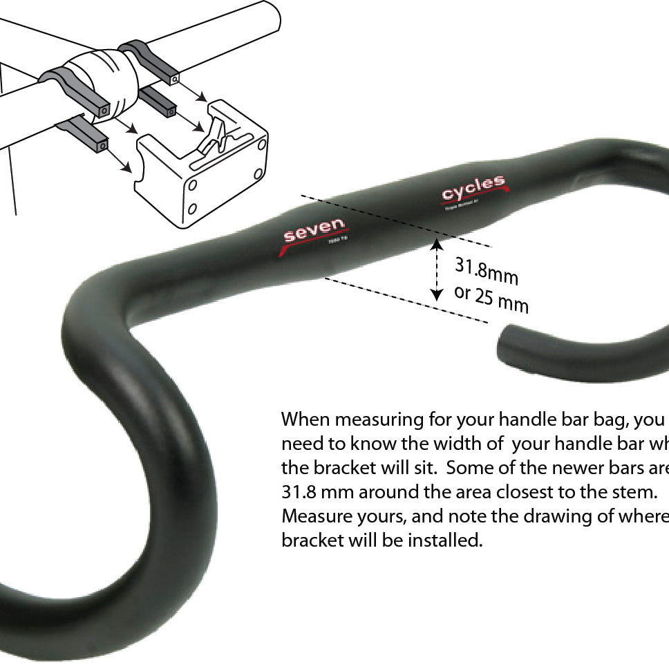 Handle Bar Pack Replacement U Mounts