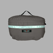 Steel grey recumbent seat bag