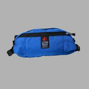 Lone Peak waist bag in blue