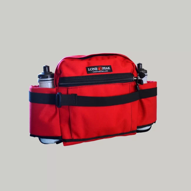Double water bottle hip pack