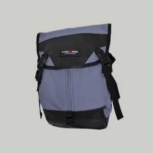 grey backpack pannier