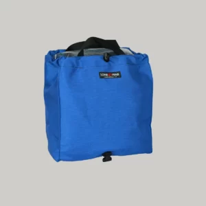 Grocery bag pannier blue